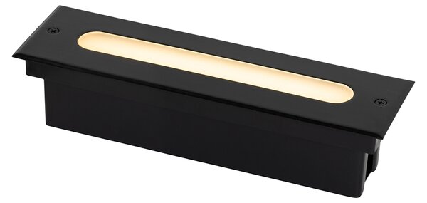 Faretto da incasso nero moderno 30 cm con LED IP65 - Eline