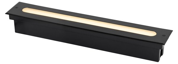 Faretto da terra moderno nero 50 cm con LED IP65 - Eline