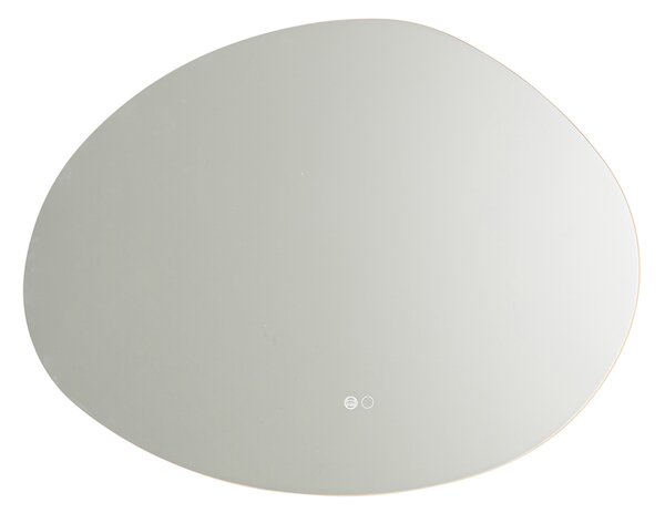 Specchio da bagno 80 cm con LED dimmerabile a 3 livelli con touch - Biba
