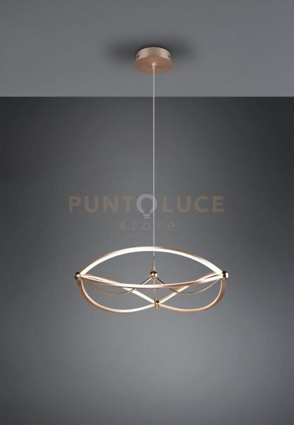 Charivari sospensione led 42w · 1x 5600lm, 3000k ottone satinato el
