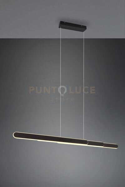 Helios sospensione led 48w 5800lm, 2700 - 6500k nero regolabile in 