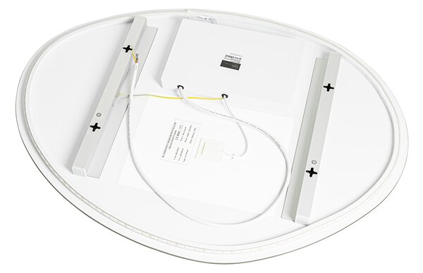 Specchio da bagno 80 cm con LED dimmerabile a 3 livelli con touch - Biba