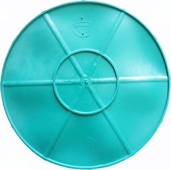 STEFANPLAST Bidone Spazzatura Pattumiera Rifiuti senza Coperchio 120 Litri colore Verde - SF578