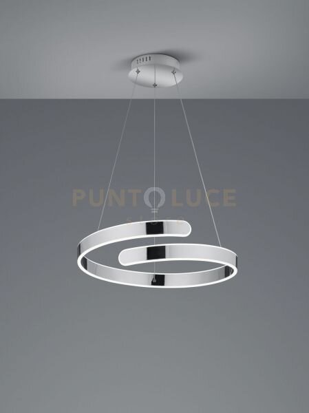 Parma sospensione led 37w 4500lm, 4000k cromo con dimmerazione ad i