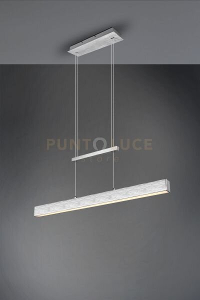 Paros sospensione led alluminio bi-emissione con regolazione altezz