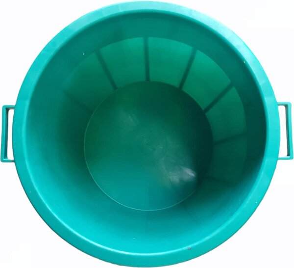 STEFANPLAST Bidone Spazzatura Pattumiera Rifiuti senza Coperchio 120 Litri colore Verde - SF578