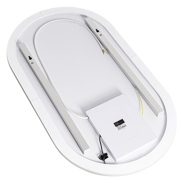 Specchio da bagno moderno con LED e dimmer touch - Bouwina