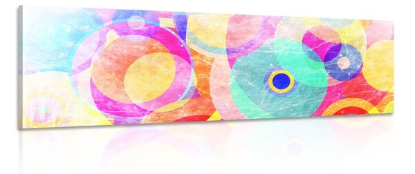 Quadro su tela – Cerchi colorati