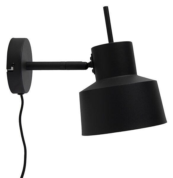 Lampada da parete Smart nera incl. Wifi A60 - Chappie