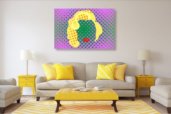 Stampa su tela – Marilyn Monroe in stile pop art