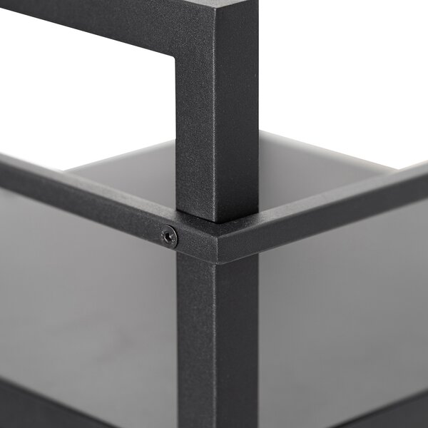 Lampada da terra industriale intelligente nera con WiFi G95 - Cage Rack