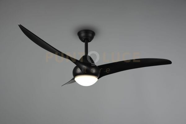 Alesund ventilatore da soffitto con plafoniera led 20w 2300lm, 2700