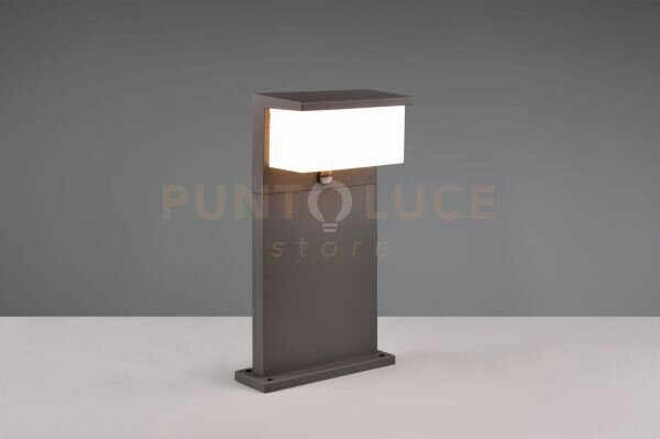 Nestos palo da esterno fusione alluminio antracite a led13w 1300lm