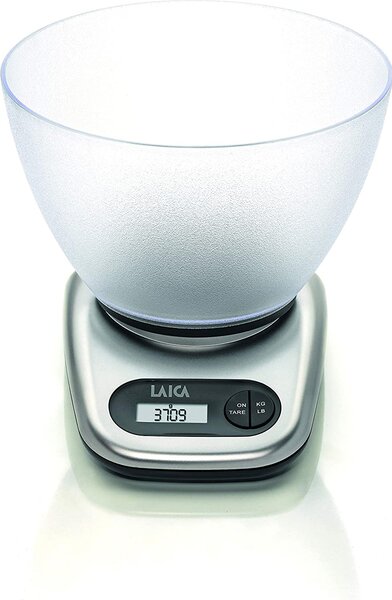 LAICA Bilancia da Cucina Digitale Elettronica Massimo Peso Rilevabile 5 Kg BX 9240