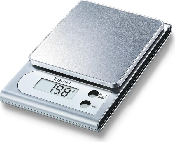 Beurer Bilancia da Cucina Digitale Elettronica Peso max 5 Kg colore Silver - 70410 KS22