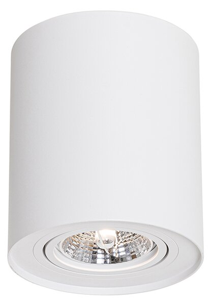Faretto da soffitto moderno bianco orientabile e inclinabile AR70 - Rondoo Up