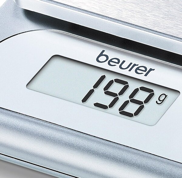 Beurer Bilancia da Cucina Digitale Elettronica Peso max 5 Kg colore Silver - 70410 KS22