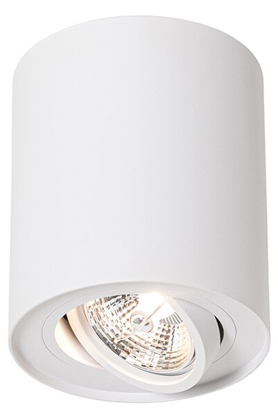 Faretto da soffitto moderno bianco orientabile e inclinabile AR70 - Rondoo Up