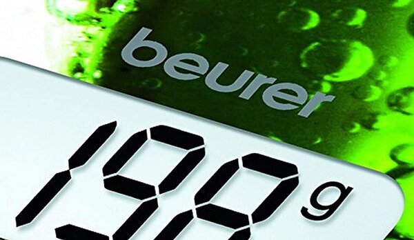 Beurer Bilancia da Cucina Digitale Elettronica Portata Massima 5 Kg in Vetro - Fresh - KS19
