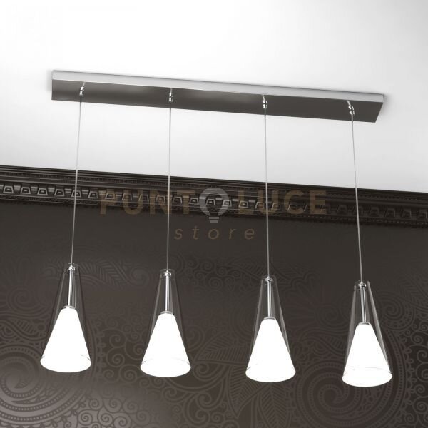 Bullet sospensione 4 luci 1097-s4