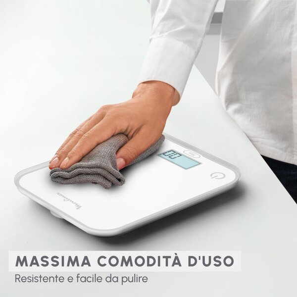 Moulinex Bilancia da Cucina Elettronica Superficie Piana colore Bianco - BN50U0