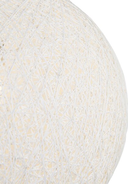 Lampada a sospensione intelligente bianca 45 cm incl. Wifi A60 - Corda