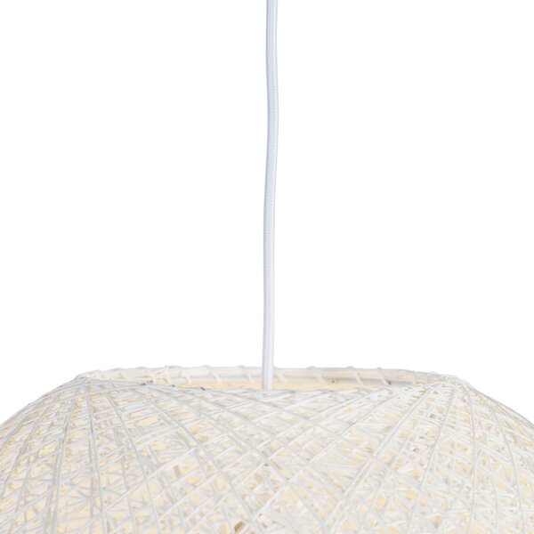 Lampada a sospensione intelligente bianca 45 cm incl. Wifi A60 - Corda