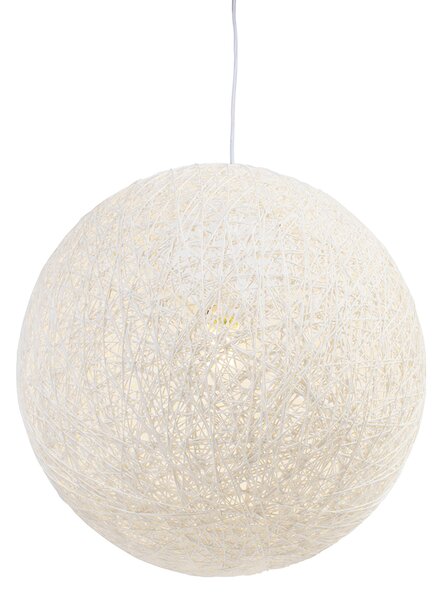 Lampada a sospensione intelligente bianca 45 cm incl. Wifi A60 - Corda
