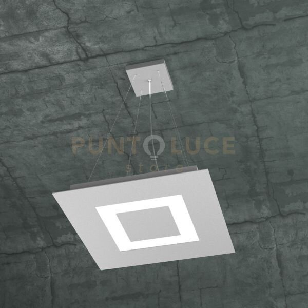 Carpet sospensione 40x40 4 luci grigio 1137-s40-gr