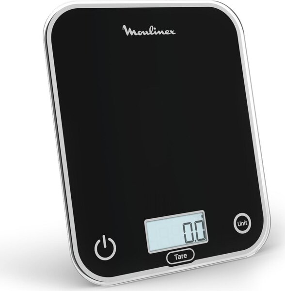 Moulinex Bilancia da Cucina Optiss Peso massimo 5 Kg Antigraffio colore Nero - BN50U5