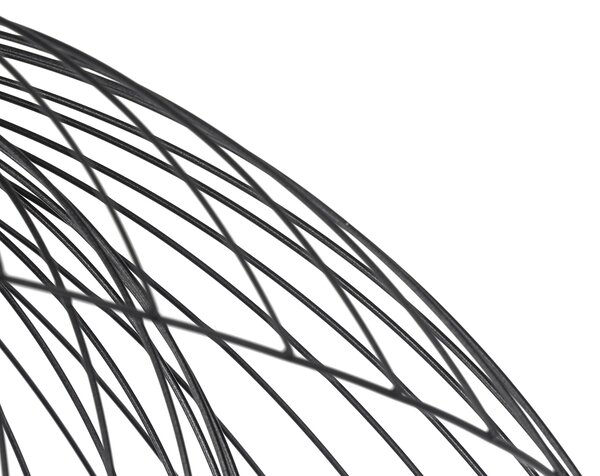 Lampada da soffitto intelligente nera 60 cm incl. Wifi G95 - Pua
