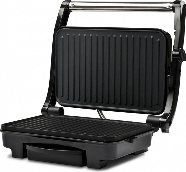 Girmi Bistecchiera Antiaderente 1500 Watt 27 x 17 cm raccolta liquidi Piastre rigate - BS11 Contact grill
