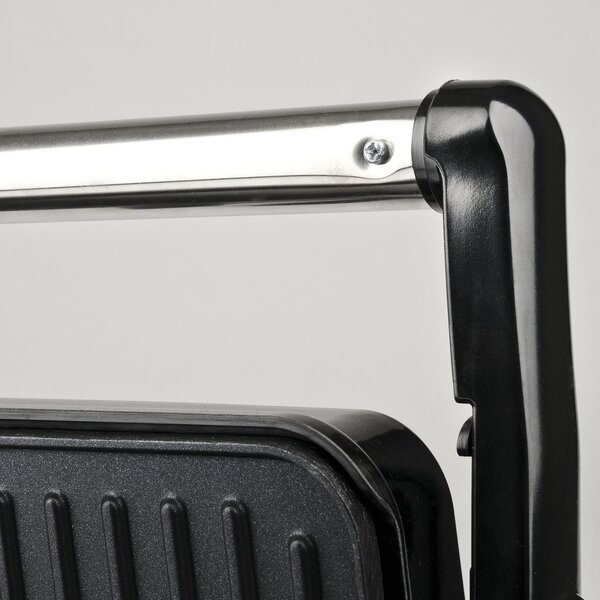 Girmi Bistecchiera Antiaderente 1500 Watt 27 x 17 cm raccolta liquidi Piastre rigate - BS11 Contact grill