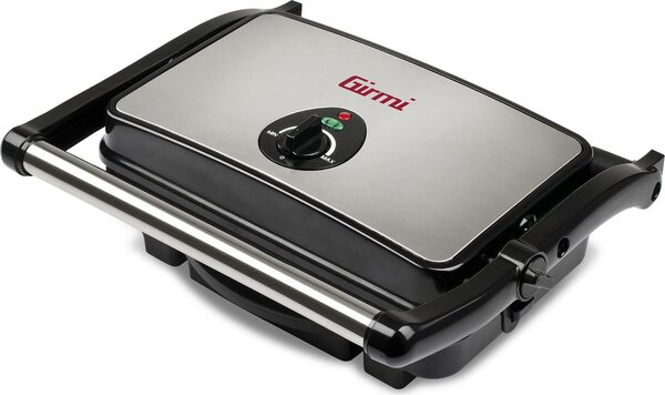 Girmi Bistecchiera Antiaderente 1500 Watt 27 x 17 cm raccolta liquidi Piastre rigate - BS11 Contact grill