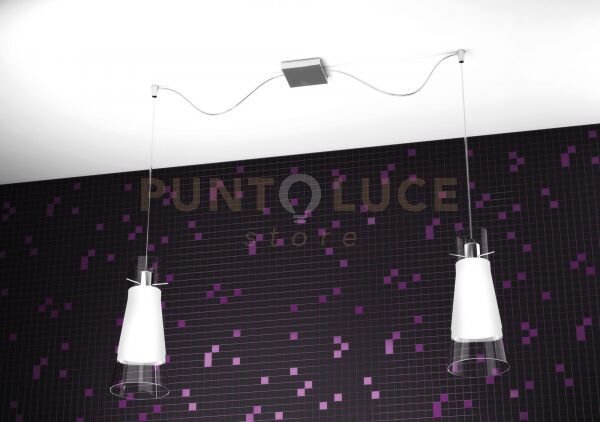 Cone sospensione 2 luci spostabili 1079-s2-s