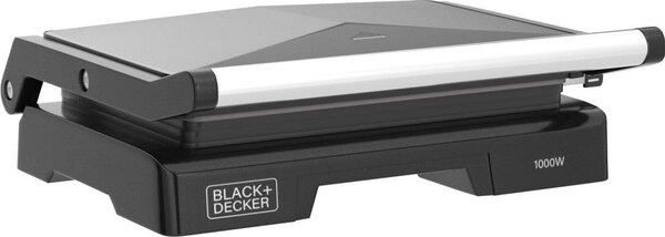 Black & Decker Bistecchiera elettrica Doppia piastra Antiaderente Potenza 1000 Watt - BXGR1000E