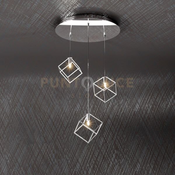 Frame sospensione tonda 3 luci 1125-s3