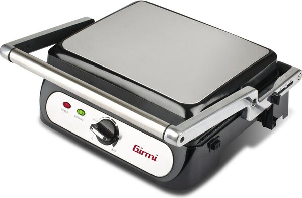 Girmi Bistecchiera elettrica Doppia piastra Rigata Antiaderente Petravera Potenza 2000 Watt - BS4100 BS41