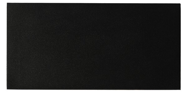 Applique da parete moderna nera rettangolare 2 luci - Edwin