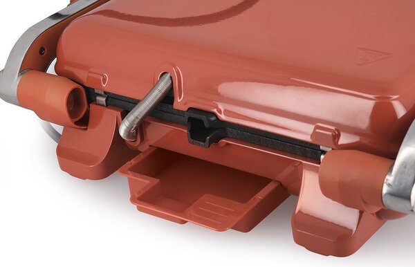 Tognana Bistecchiera Elettrica Potenza 2000W con 2 Piastre Anti-aderenti 28x23 cm colore Rosso - D2DBS22IRRO