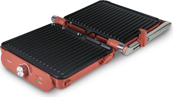 Tognana Bistecchiera Elettrica Potenza 2000W con 2 Piastre Anti-aderenti 28x23 cm colore Rosso - D2DBS22IRRO