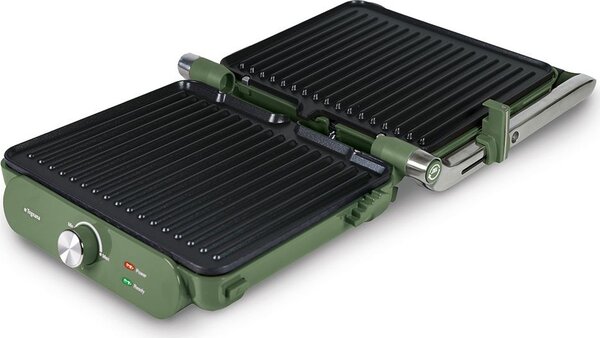 Tognana Bistecchiera Elettrica Potenza 2000W con 2 Piastre Anti-aderenti 28x23 cm colore Verde - D2DBS22IRVE