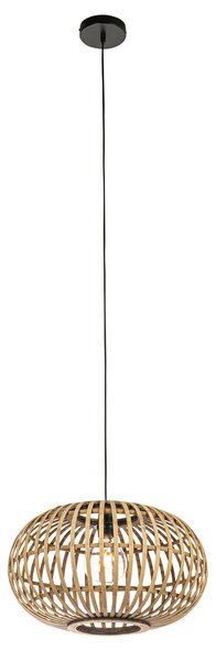 Lampada a sospensione orientale in bambù 44 cm - Amira