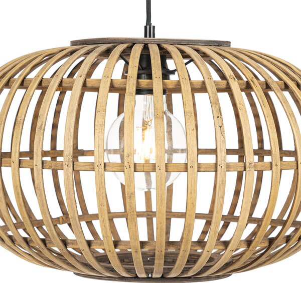 Lampada a sospensione orientale in bambù 44 cm - Amira