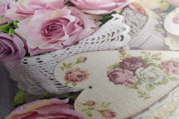 Stampa su tela – Stile romantico vintage