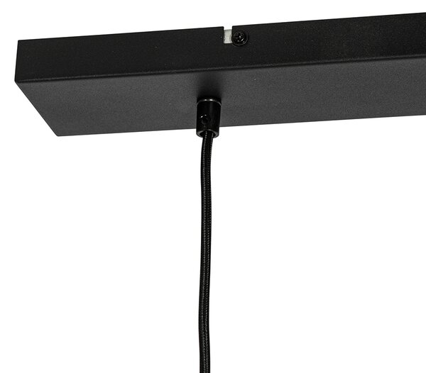 Lampada a sospensione industriale nera a 2 luci - Hanze