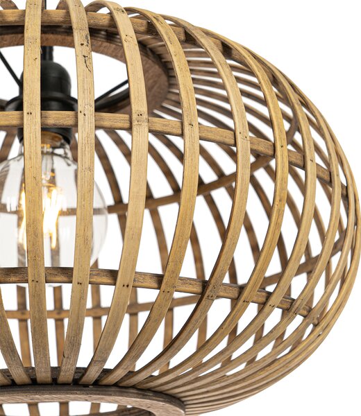 Lampada a sospensione orientale in bambù 44 cm - Amira