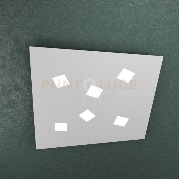 Note applique-plafoniera 6 luci grigio 1140-6-gr