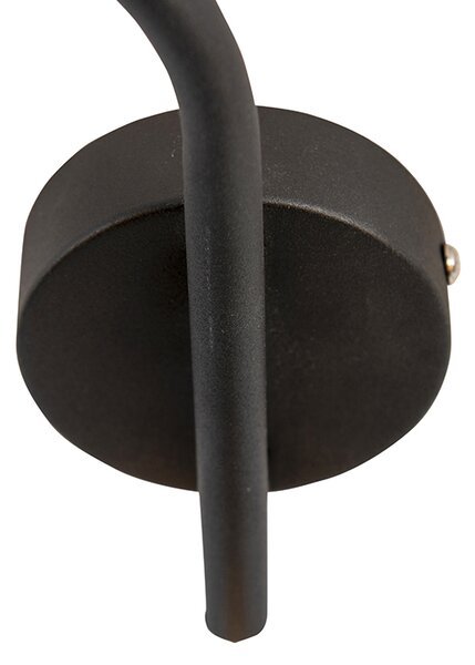 Plafoniera moderna nera 3 luci - Lofty