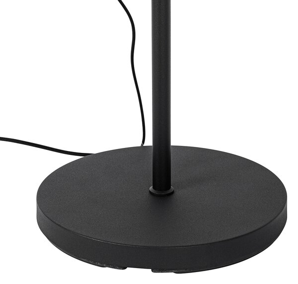Lampada da terra industriale nera 35 cm regolabile - Hanze